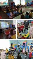Дети учатся безопасности.